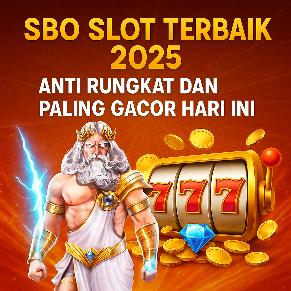 SBO SLOT TERBAIK 2025: ANTI RUNGKAT DAN PALING GACOR HARI INI